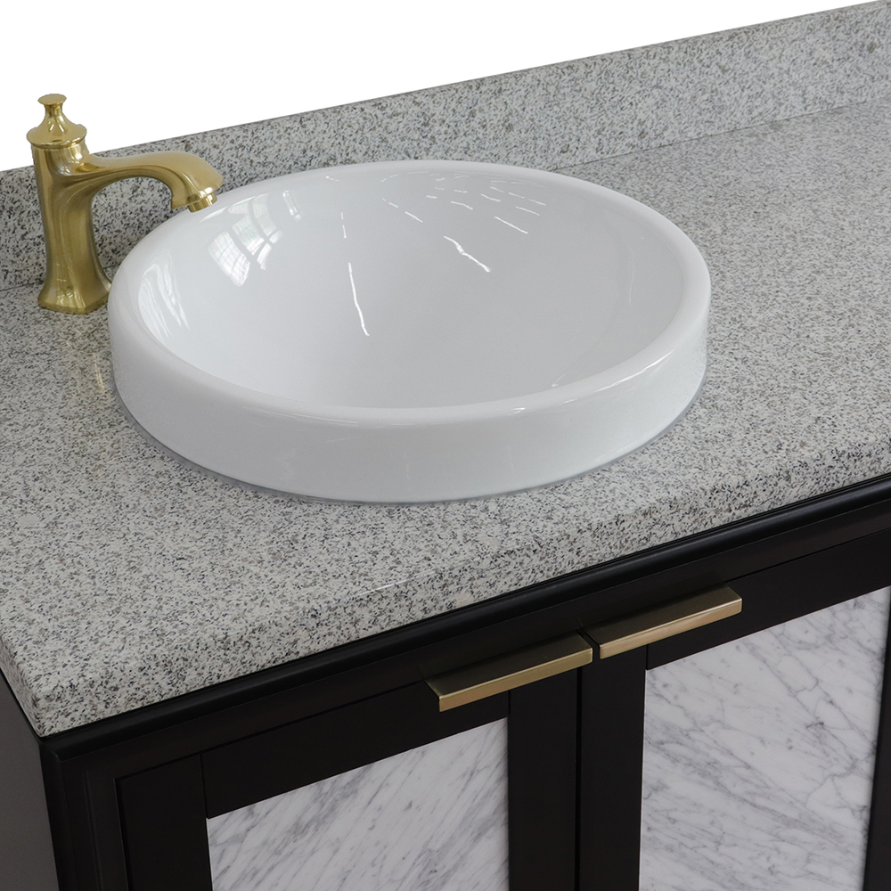 43" Single Vanity in Walnut Finish with Countertop and Sink Options ...